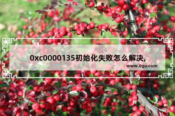 0xc0000135初始化失败怎么解决,初始化失败0x0000030