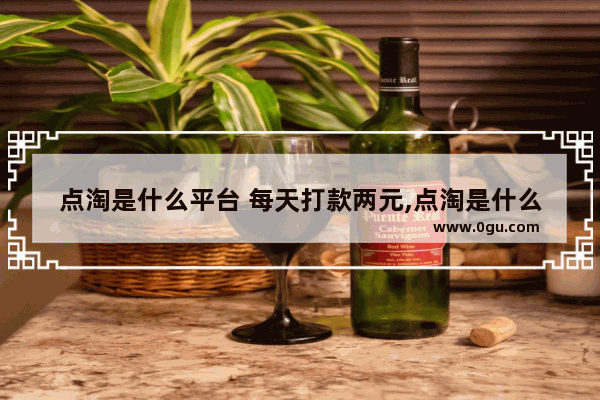 点淘是什么平台 每天打款两元,点淘是什么网站