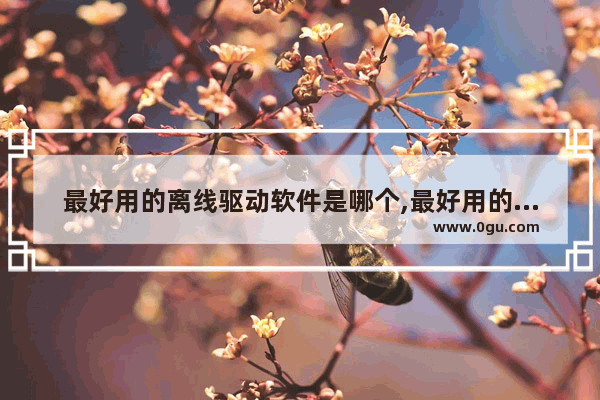最好用的离线驱动软件是哪个,最好用的离线驱动软件有哪些