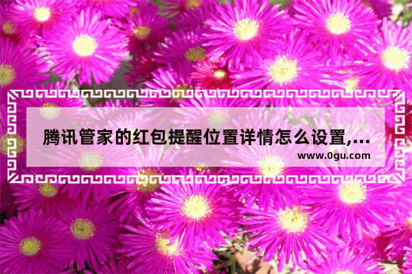 腾讯管家的红包提醒位置详情怎么设置,腾讯管家的红包提醒在哪