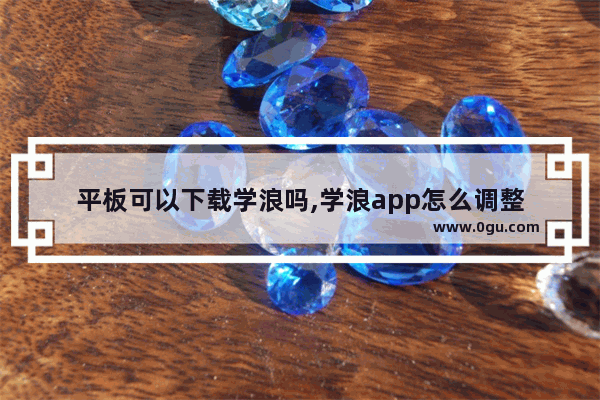 平板可以下载学浪吗,学浪app怎么调整
