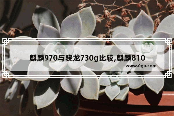 麒麟970与骁龙730g比较,麒麟810和骁龙730g哪个玩游戏好