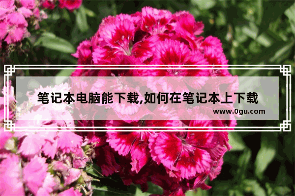 笔记本电脑能下载,如何在笔记本上下载