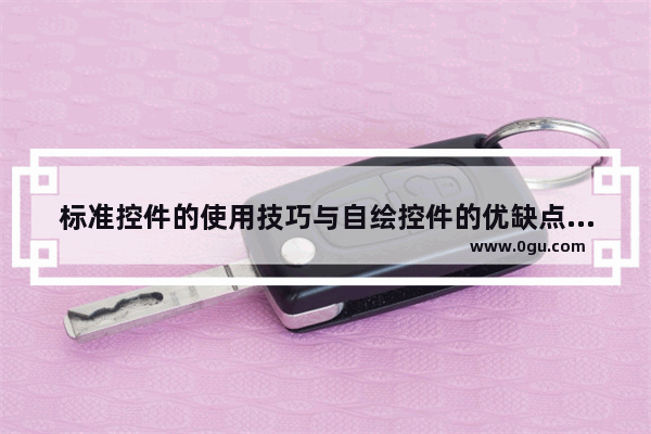 标准控件的使用技巧与自绘控件的优缺点,简述如何自定义控件