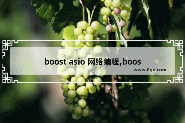 boost asio 网络编程,boost asio socket