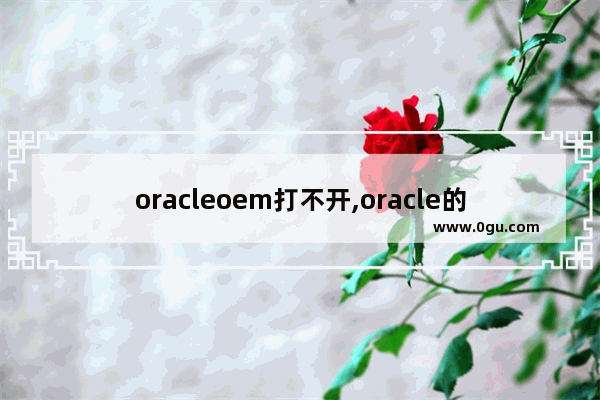 oracleoem打不开,oracle的oem是什么意思