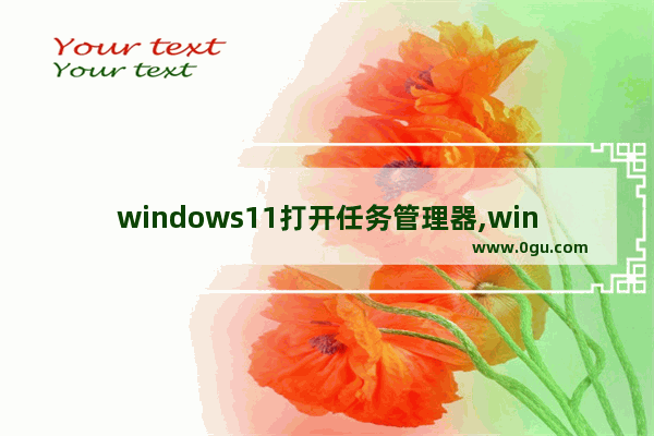 windows11打开任务管理器,win11任务管理器打开设置