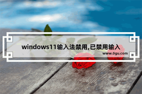 windows11输入法禁用,已禁用输入法怎么解决win10