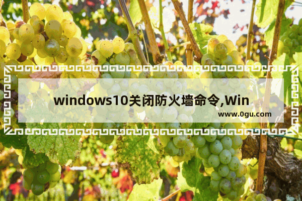 windows10关闭防火墙命令,Win10关闭防火墙设置方法