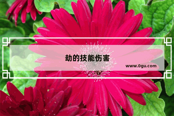 劫的技能伤害