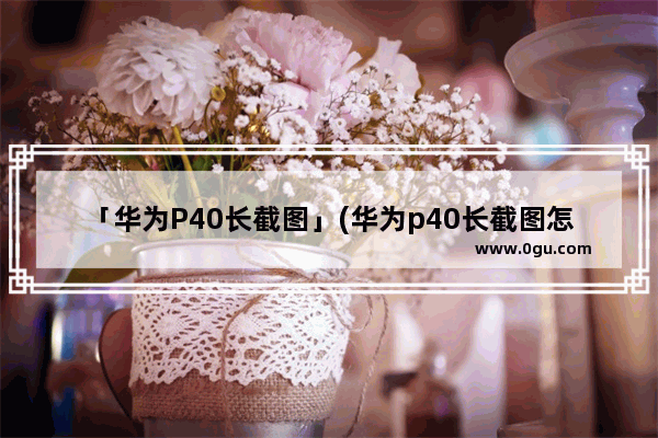 「华为P40长截图」(华为p40长截图怎么截)