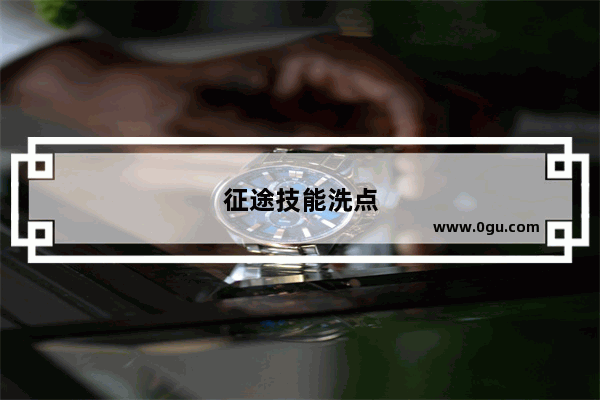 征途技能洗点