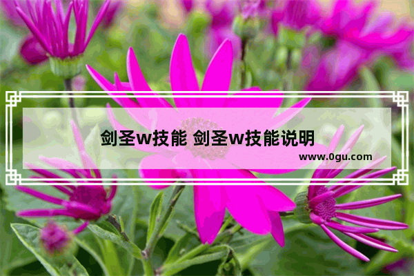 剑圣w技能 剑圣w技能说明