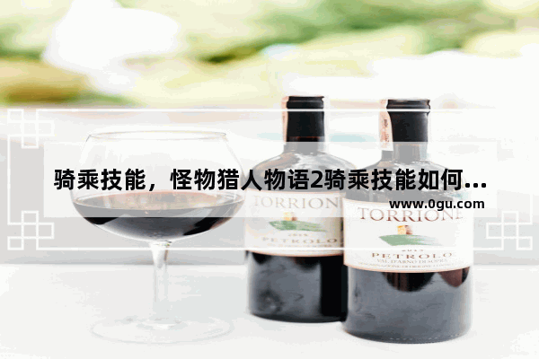 骑乘技能，怪物猎人物语2骑乘技能如何变成lv2