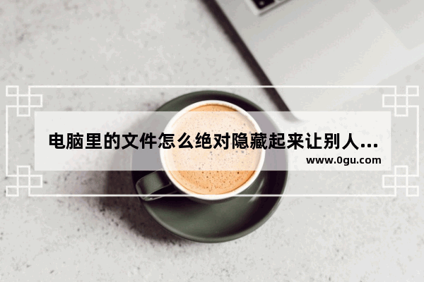 电脑里的文件怎么绝对隐藏起来让别人看不到?