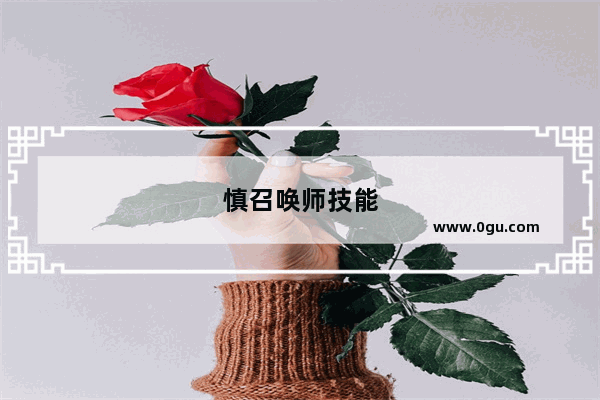慎召唤师技能