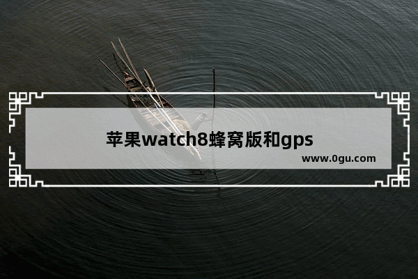 苹果watch8蜂窝版和gps