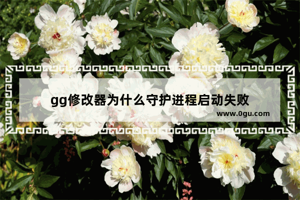 gg修改器为什么守护进程启动失败