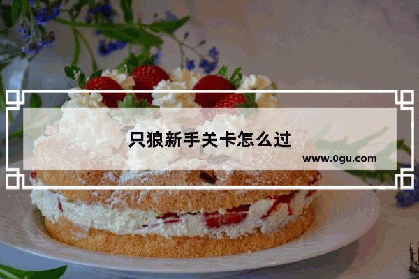 只狼新手关卡怎么过