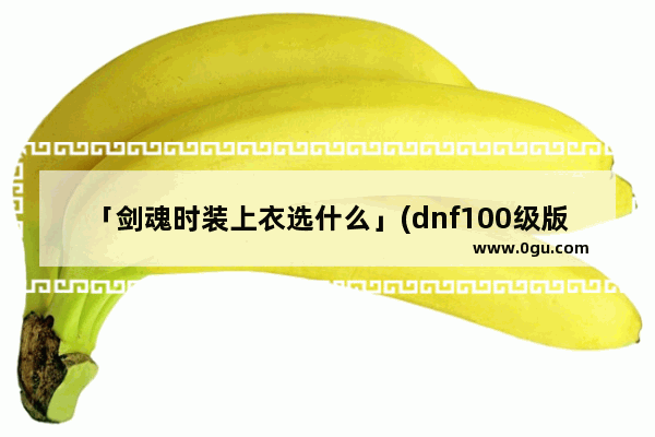 「剑魂时装上衣选什么」(dnf100级版本剑魂时装上衣选什么技能)