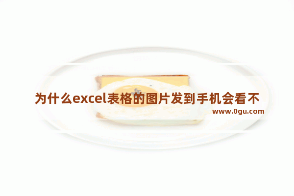 为什么excel表格的图片发到手机会看不到