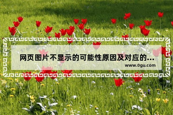 网页图片不显示的可能性原因及对应的解决方法