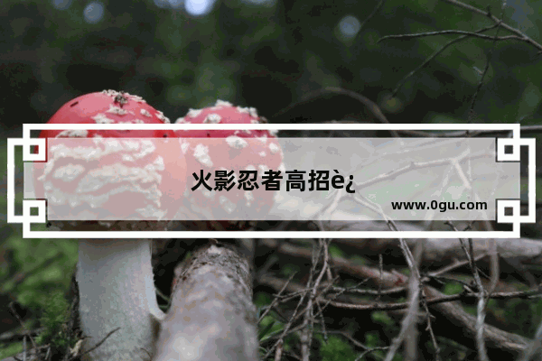 火影忍者高招返利 火影忍者高招返利一共给多少s碎片