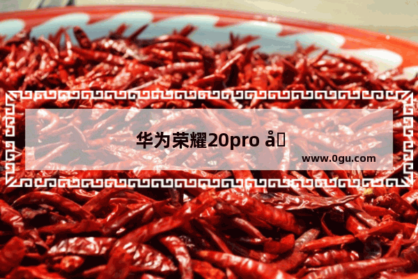 华为荣耀20pro 华为荣耀20pro主板多少钱