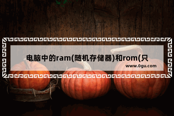 电脑中的ram(随机存储器)和rom(只读内存)是什么意思