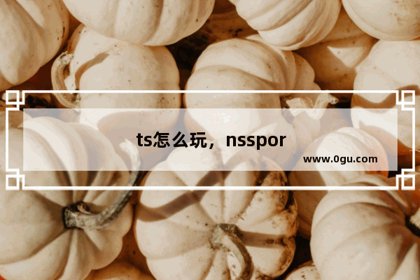 ts怎么玩，nssports怎么玩