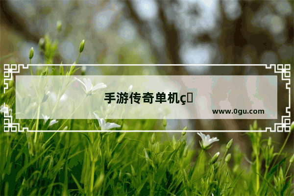 手游传奇单机版怎么玩 苹果手游传奇单机版怎么玩