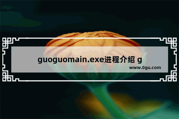 guoguomain.exe进程介绍 guoguomain.exe是什么进程