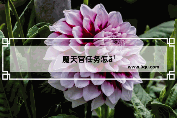 魔天宫任务怎么样