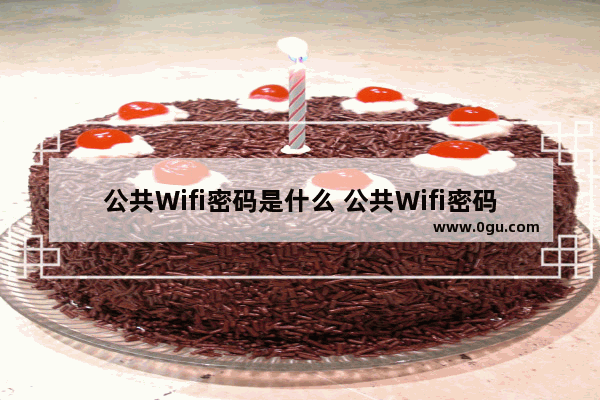 公共Wifi密码是什么 公共Wifi密码如何使用？
