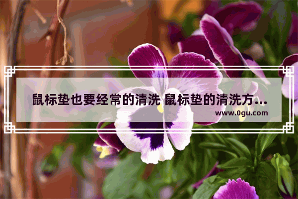 鼠标垫也要经常的清洗 鼠标垫的清洗方法介绍