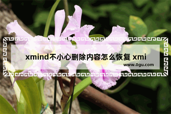 xmind不小心删除内容怎么恢复 xmind找回误删思维导图的方法