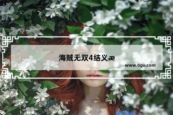 海贼无双4结义技能怎么获取