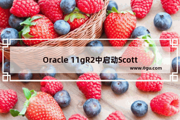 Oracle 11gR2中启动Scott用户的方法(推荐)