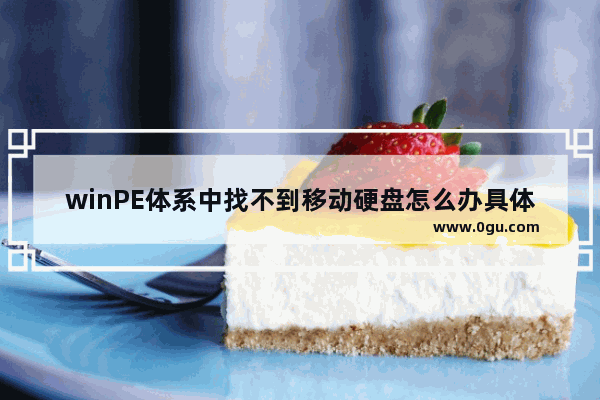 winPE体系中找不到移动硬盘怎么办具体解决步骤
