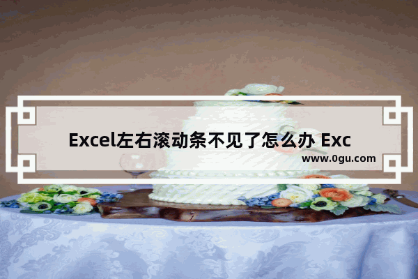 Excel左右滚动条不见了怎么办 Excel左右滚动条不见了的解决方法