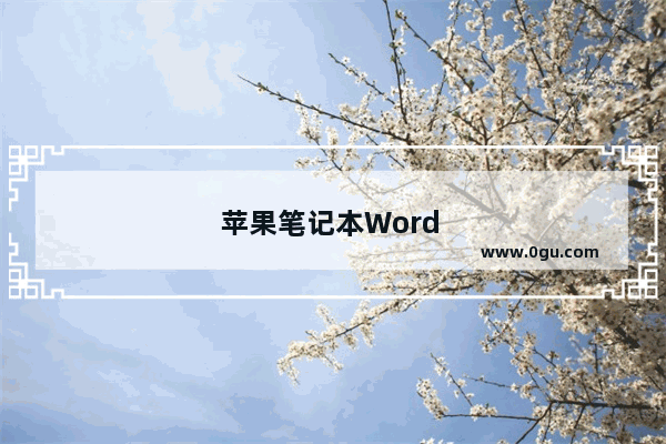 苹果笔记本Word 苹果笔记本word文档怎么加空白下划线