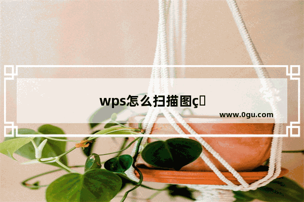 wps怎么扫描图片 wps怎么扫描图片转换成word