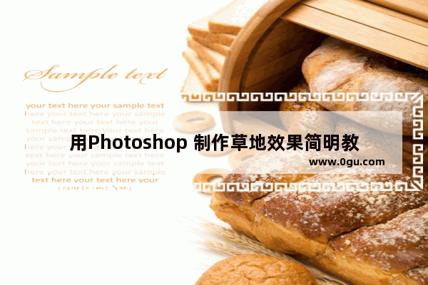 用Photoshop 制作草地效果简明教程