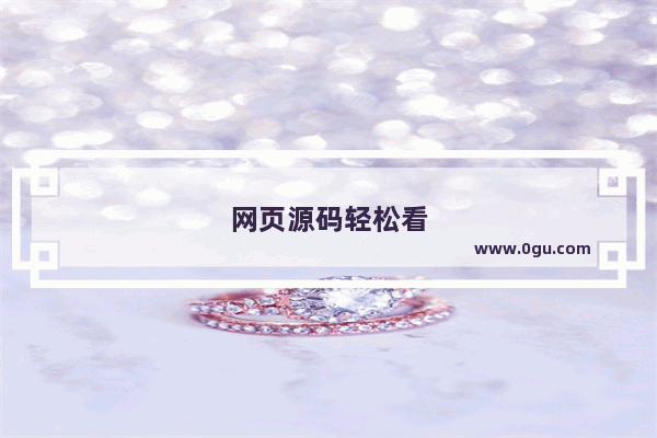 网页源码轻松看