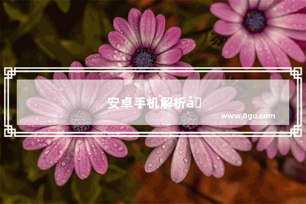 安卓手机解析包出错怎么办