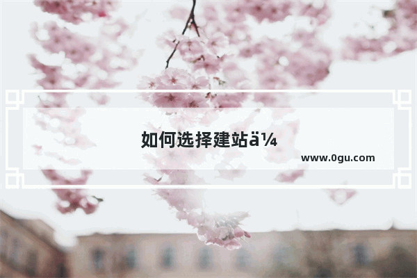 如何选择建站企业