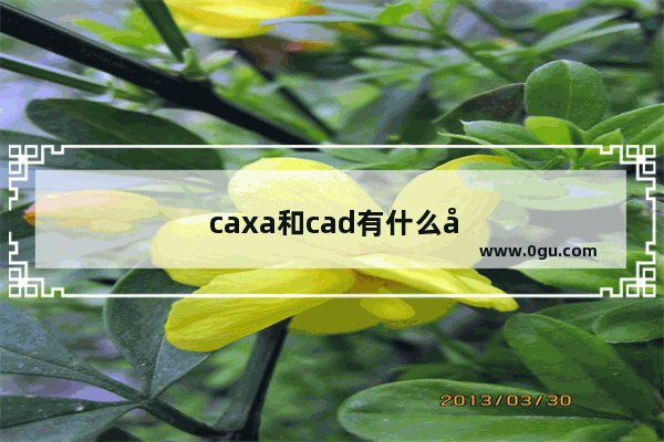 caxa和cad有什么区别