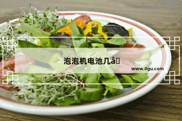 泡泡机电池几号