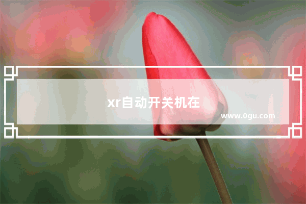 xr自动开关机在哪里设置