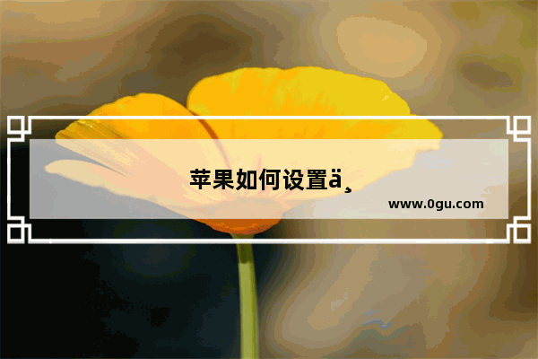 苹果如何设置下载不需要输入ID密码